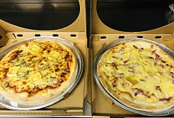 Pizzas 4 fromages et Tartiflette